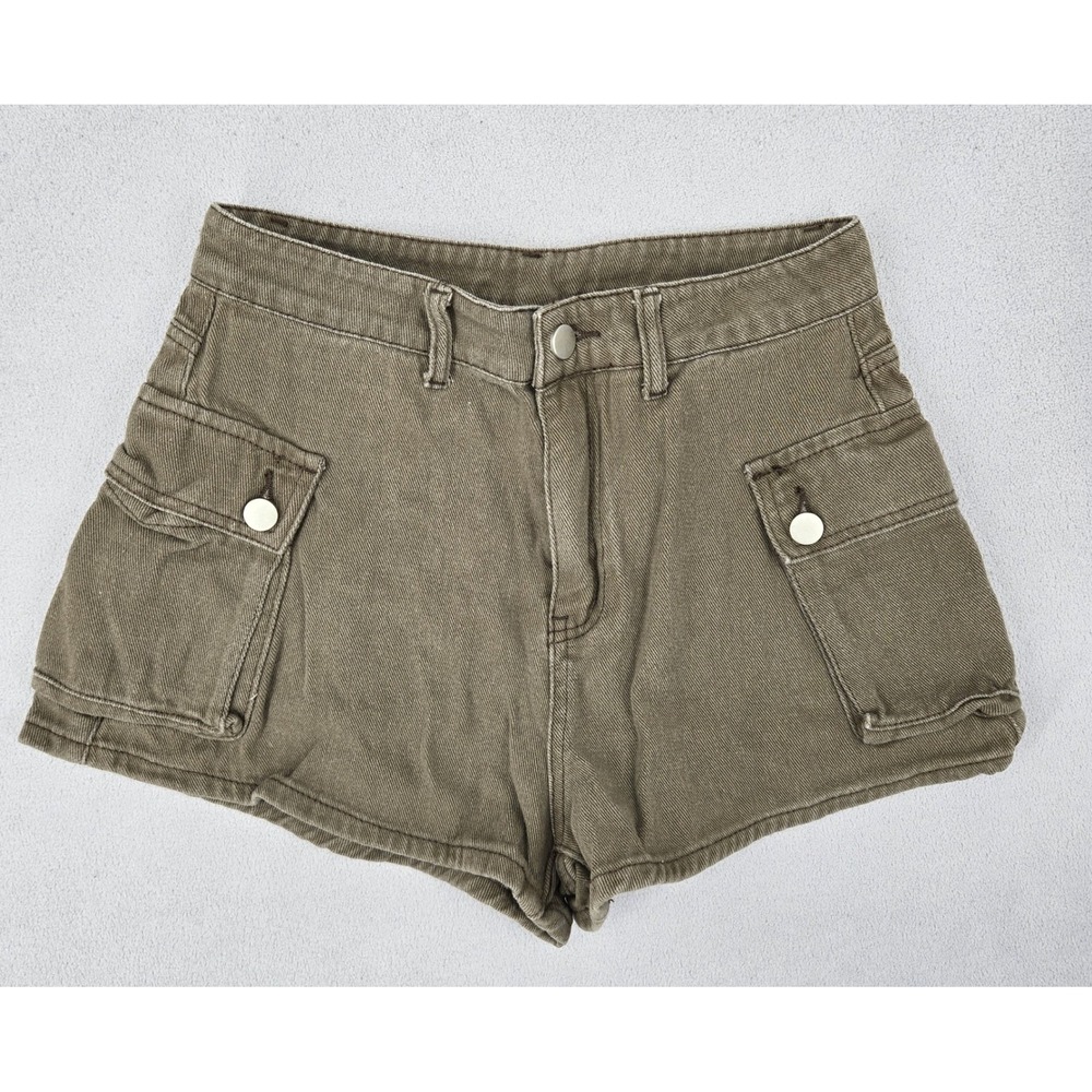 Cider MEDIUM Cargo Shorts Women Junior Fit Green Utility Gorpcore Streetwear